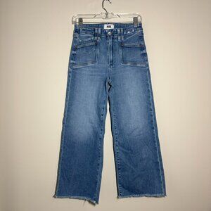 PAIGE Anessa Wide Leg Jeans – Sunnie Distressed – Size 26